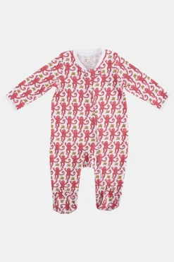 Baby Roller Rabbit Pajamas | Infant Monkey Zipper Footie