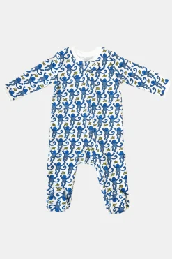 Baby Roller Rabbit Pajamas | Infant Monkey Zipper Footie