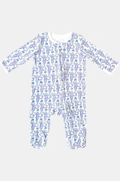 Baby Roller Rabbit Pajamas | Infant Monkey Zipper Footie