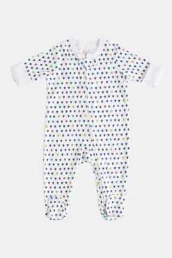 Baby Roller Rabbit Pajamas | Infant Pop Hearts Zipper Footie