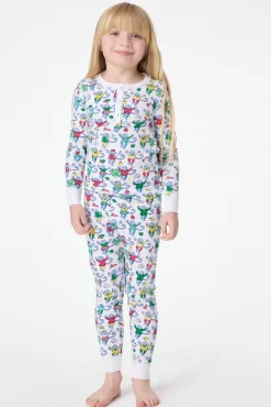 Kids Roller Rabbit Pajamas | Kids Back To School Monkey Pajamas