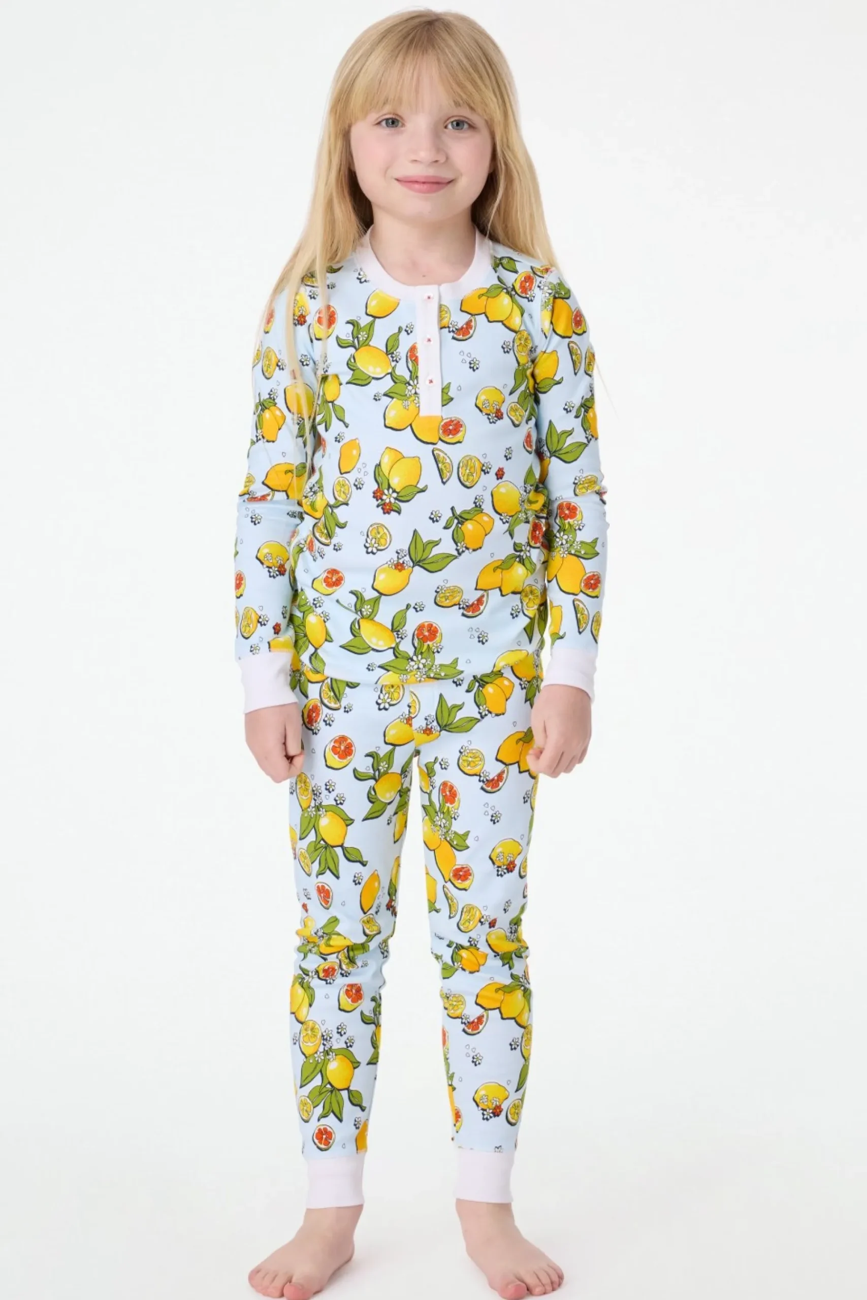 Kids Roller Rabbit Pajamas | Kids Citrus Hearts Pajamas