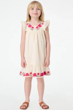 Kids Roller Rabbit Dresses | Kids Column Embroidery Aimee Dress