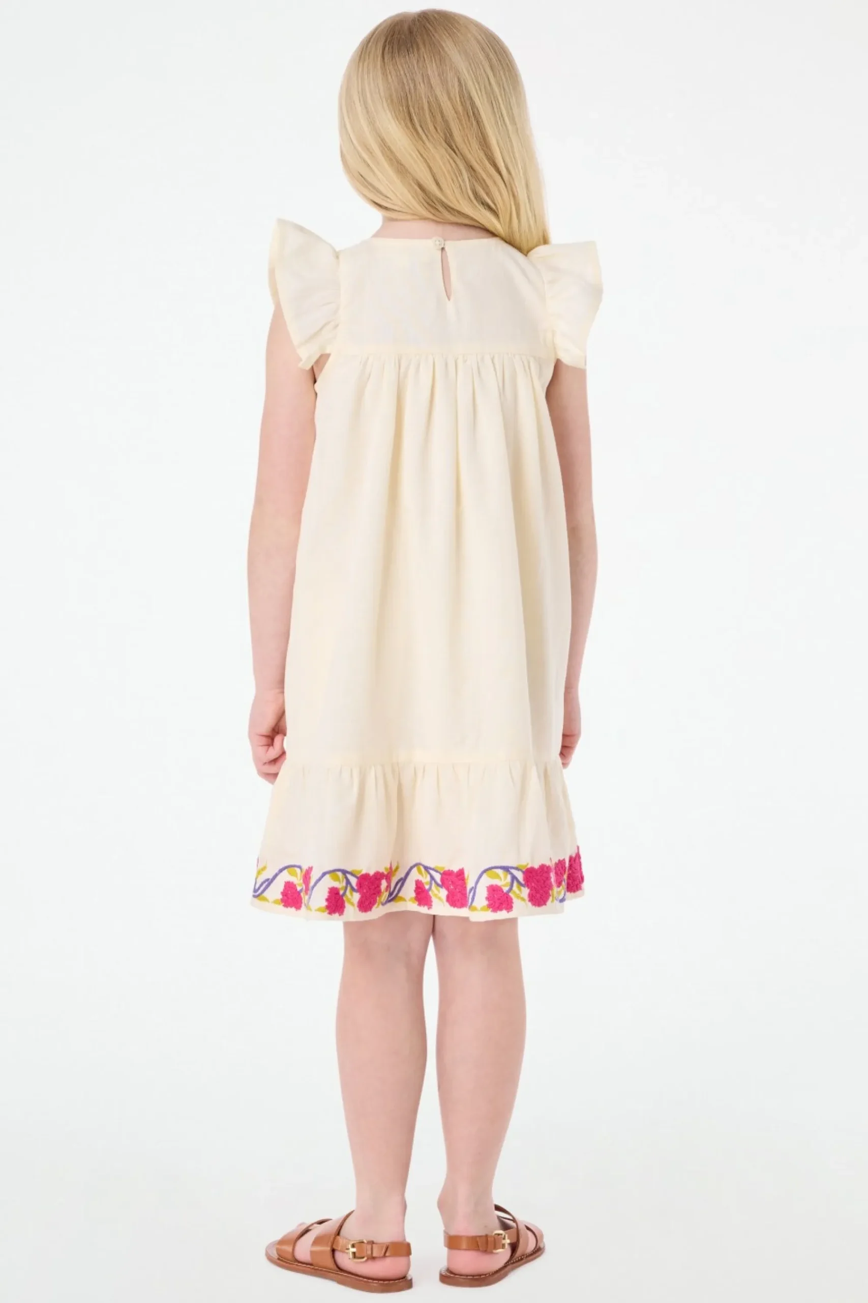 Kids Roller Rabbit Dresses | Kids Column Embroidery Aimee Dress