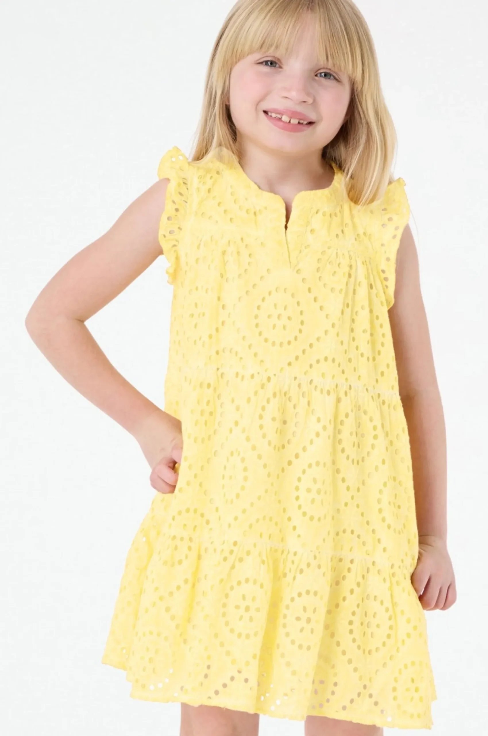 Kids Roller Rabbit Dresses | Kids Daisy Love Eyelet Patty Dress