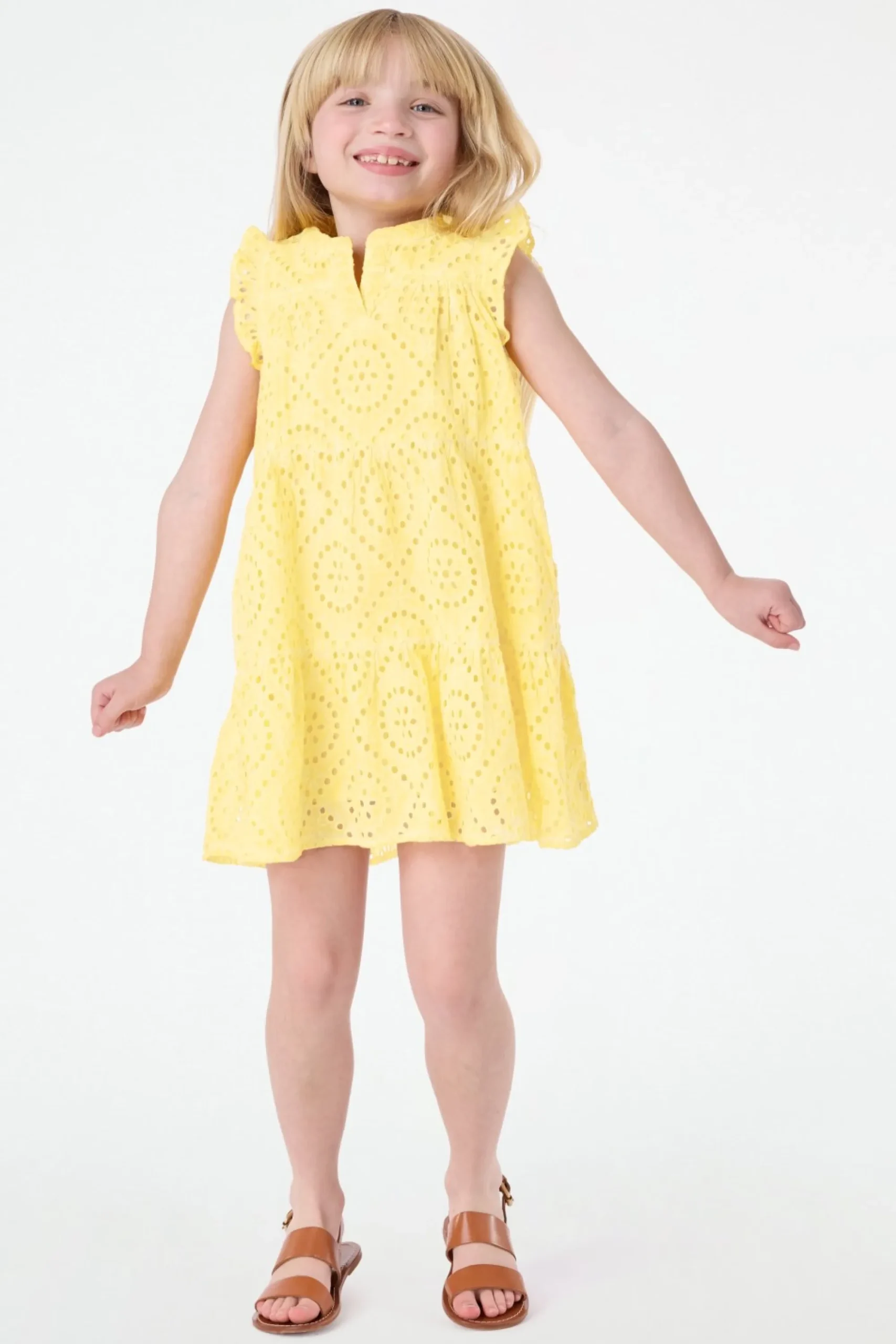Kids Roller Rabbit Dresses | Kids Daisy Love Eyelet Patty Dress
