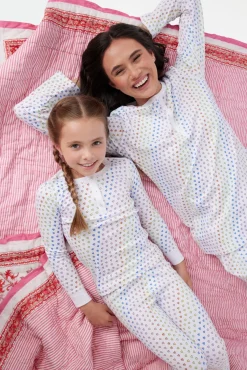 Kids Roller Rabbit Pajamas | Kids Disco Hearts Pajamas