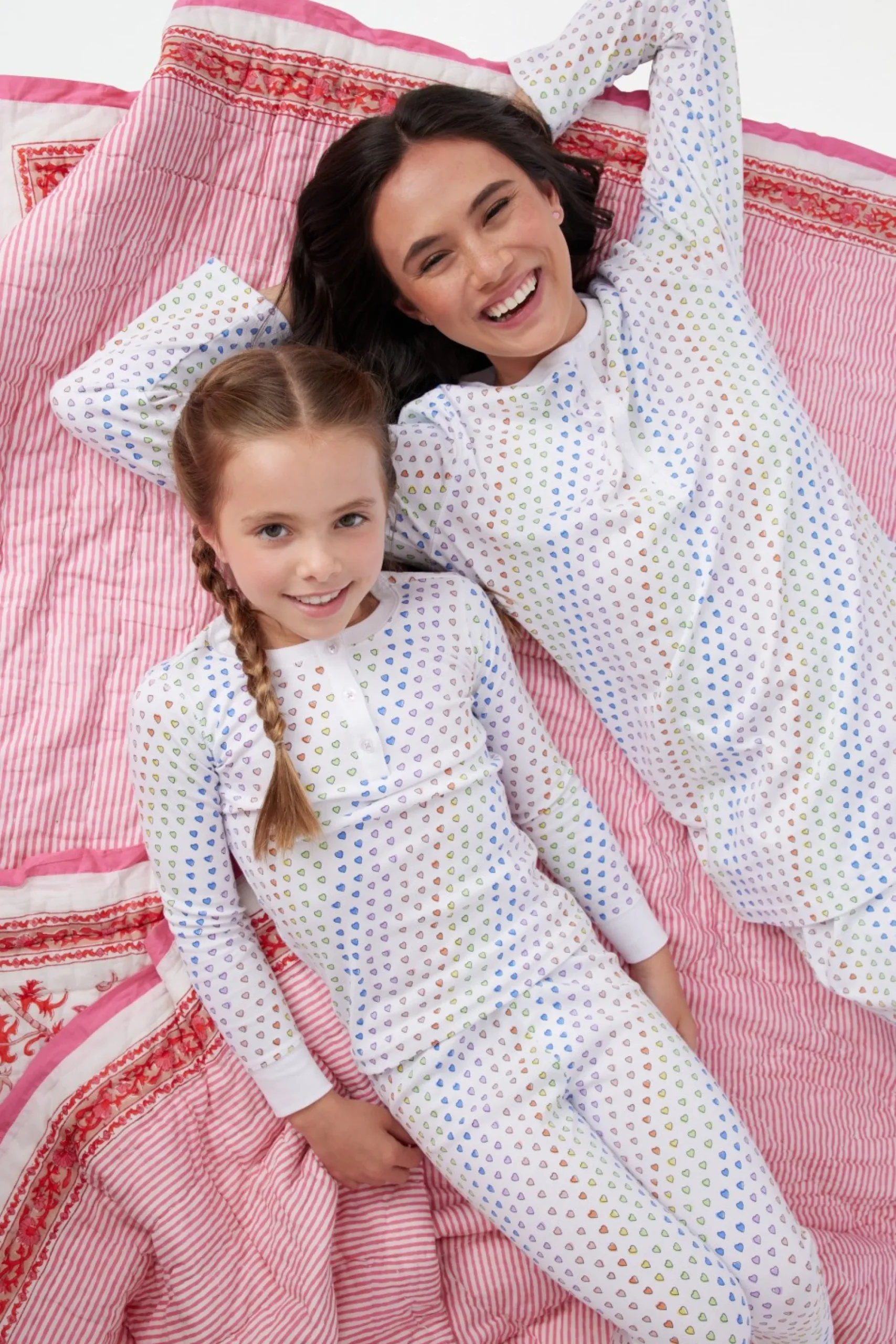 Kids Roller Rabbit Pajamas | Kids Disco Hearts Pajamas