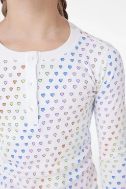 Kids Roller Rabbit Pajamas | Kids Disco Hearts Pajamas