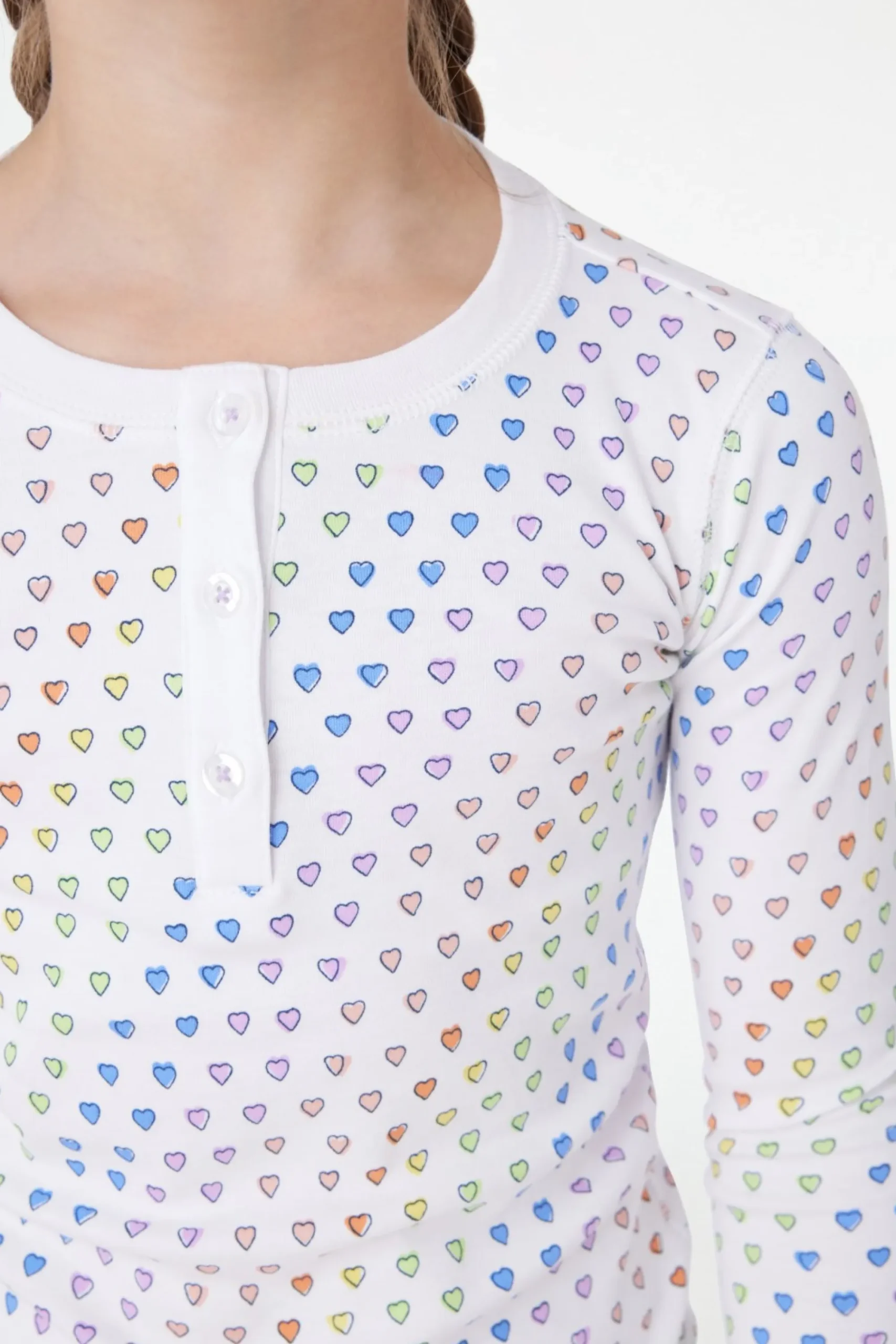 Kids Roller Rabbit Pajamas | Kids Disco Hearts Pajamas