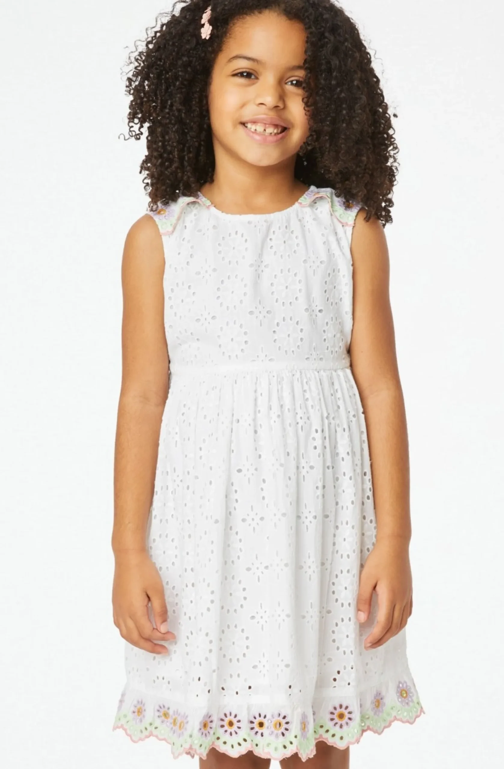 Kids Roller Rabbit Dresses | Kids Eyelet Chantal Dress