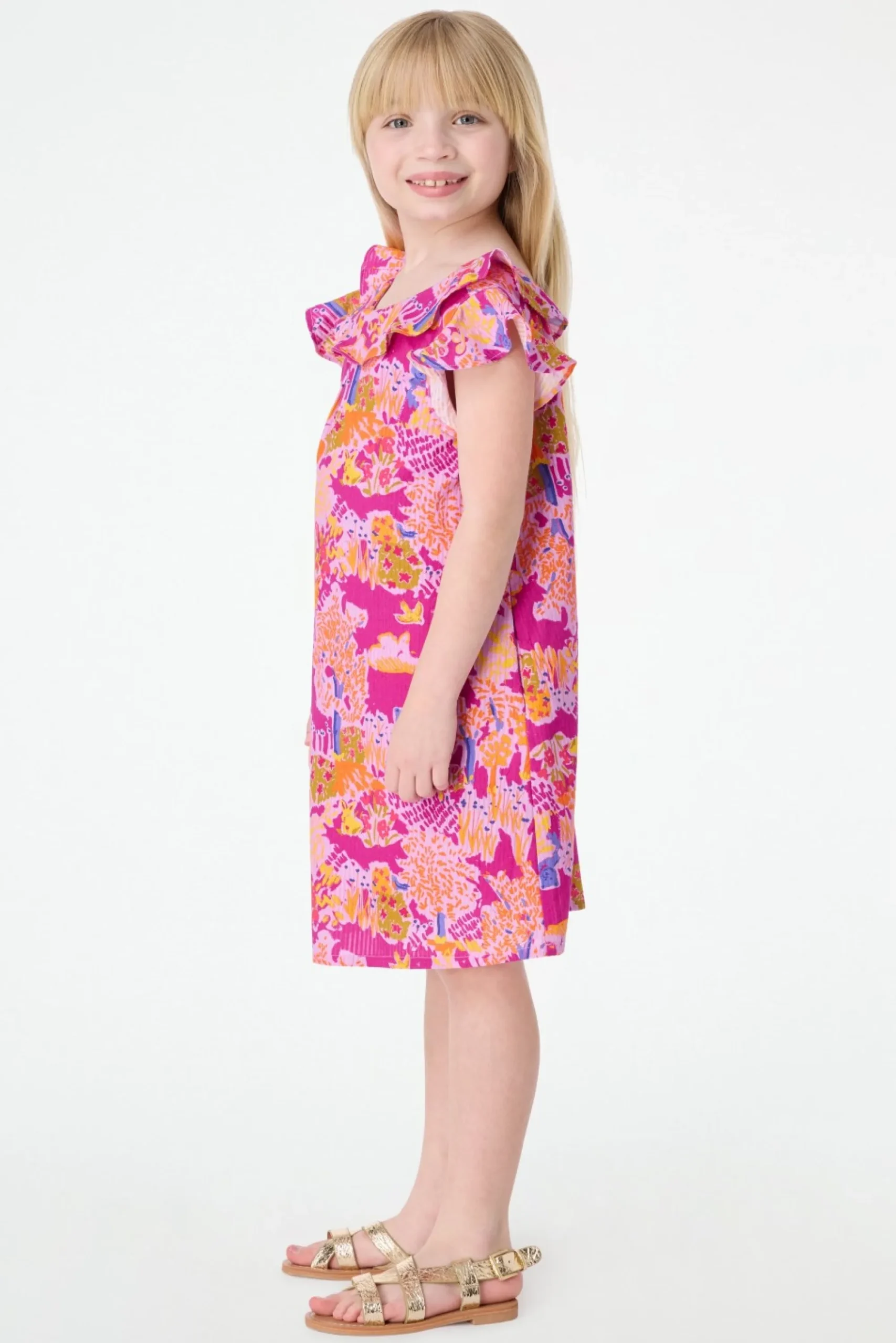Kids Roller Rabbit Dresses | Kids Genevieve Scenic Brenna Dress