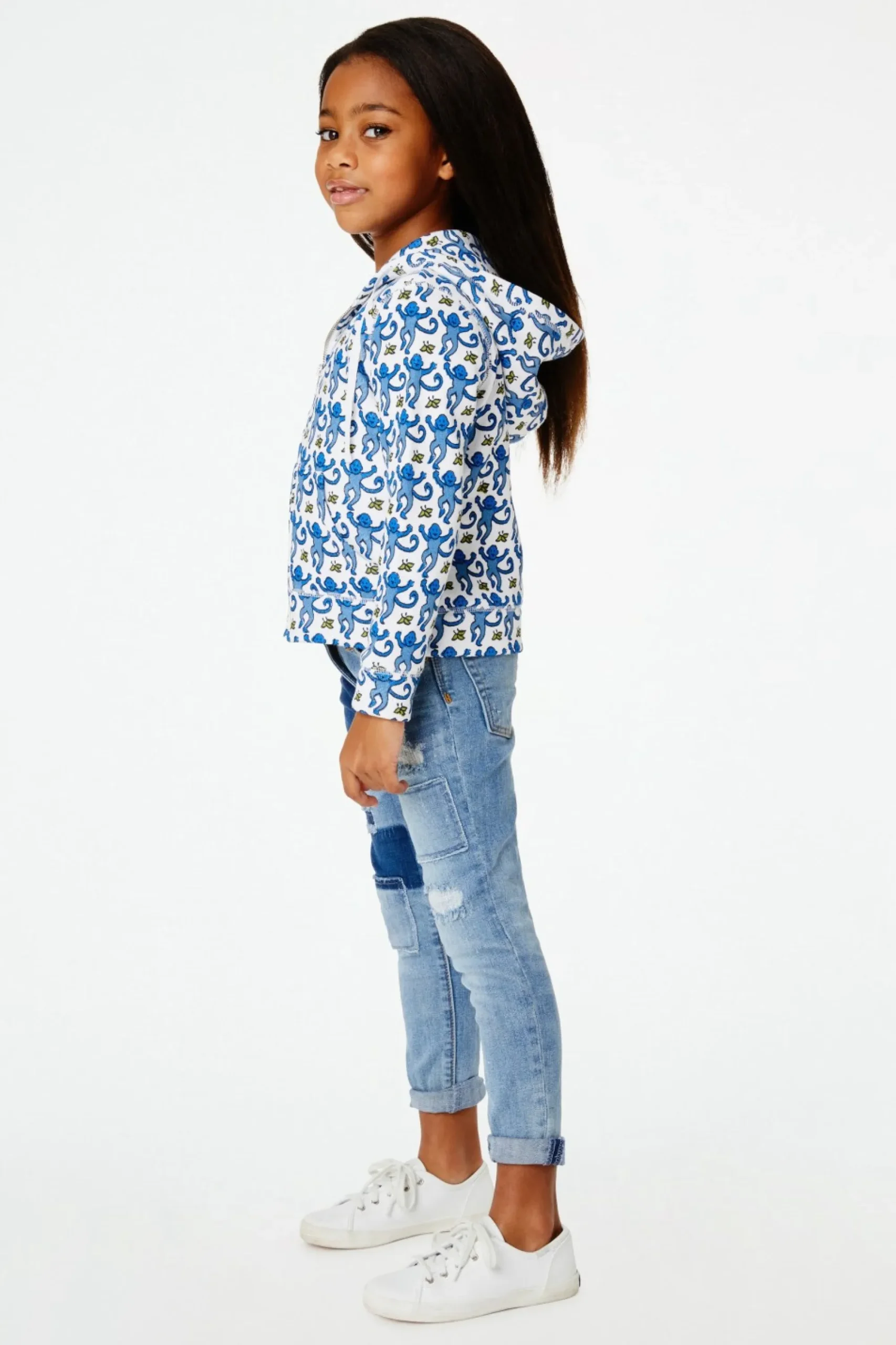 Kids Roller Rabbit Tops And Bottoms | Kids Monkey Harley Hoodie