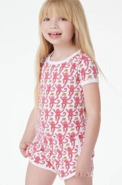 Kids Roller Rabbit Tops And Bottoms | Kids Monkey Playa Play Set