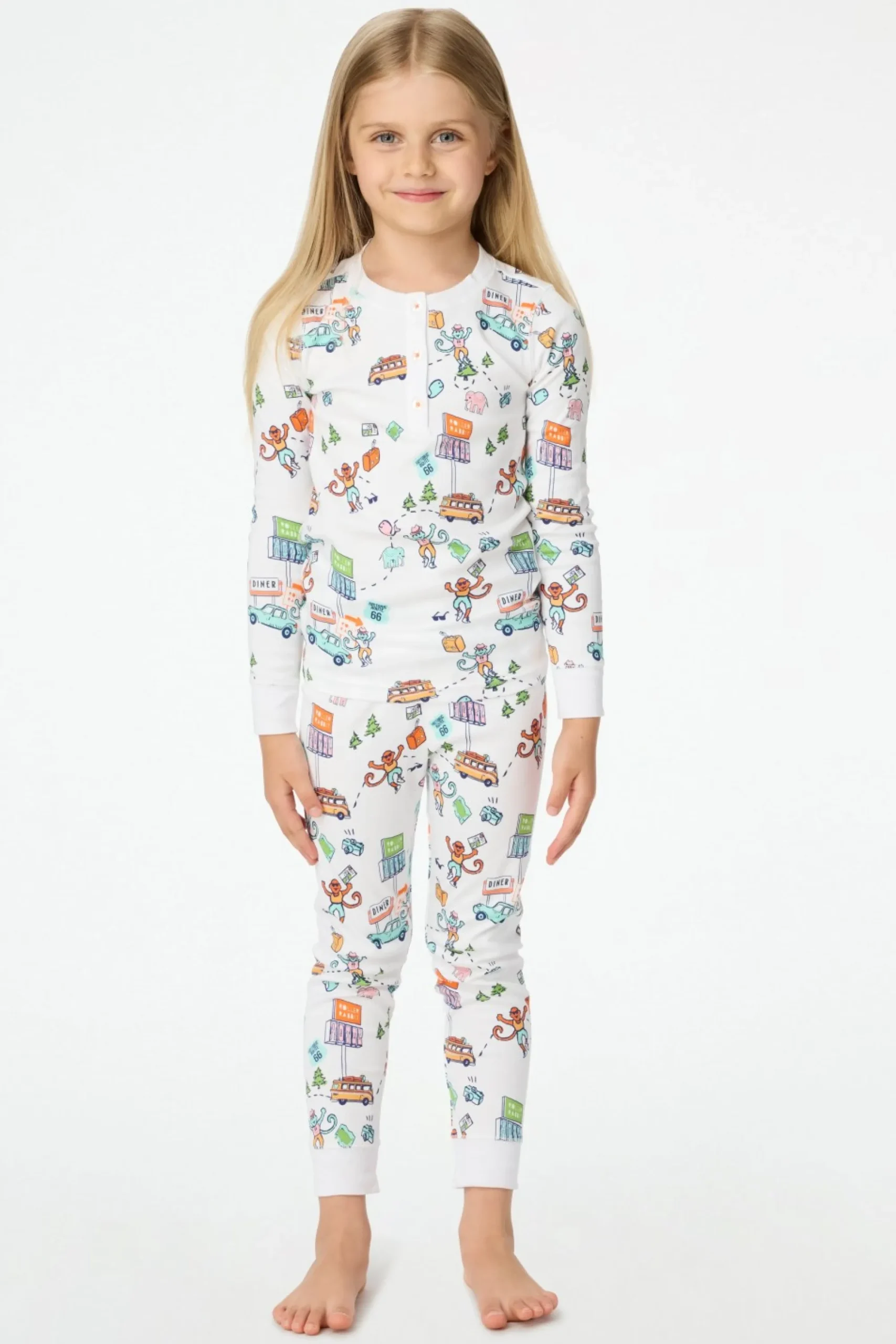 Kids Roller Rabbit Pajamas | Kids On The Road Pajamas