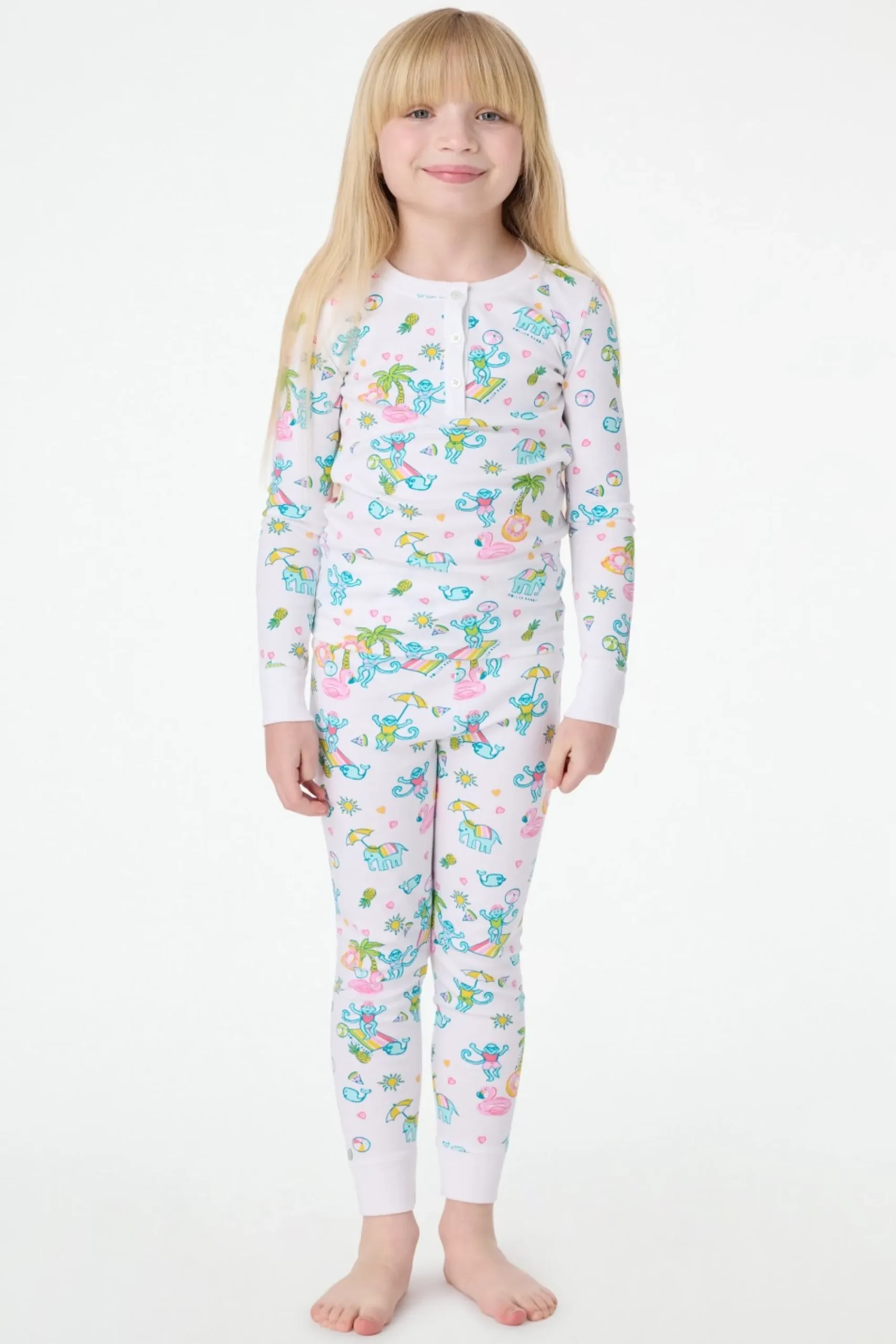 Kids Roller Rabbit Pajamas | Kids Pool Party Pajamas