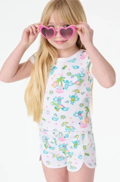 Kids Roller Rabbit Tops And Bottoms | Kids Pool Party Playa Play Set