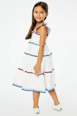 Kids Roller Rabbit Dresses | Kids Valleta Embroidered Ceri Dress