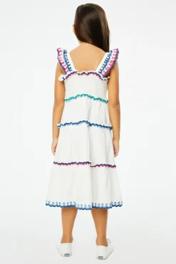 Kids Roller Rabbit Dresses | Kids Valleta Embroidered Ceri Dress
