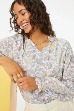 Women Roller Rabbit Tops | ace Vaentine Jay Top