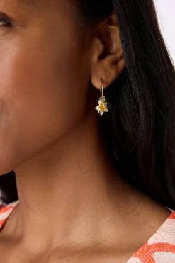 Roller Rabbit Jewelry | Lemon Charm Hoops