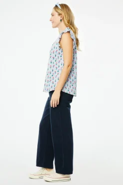 Women Roller Rabbit Tops | erida teffie Top