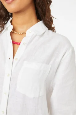 Women Roller Rabbit Tops | inen Boyfriend hirt