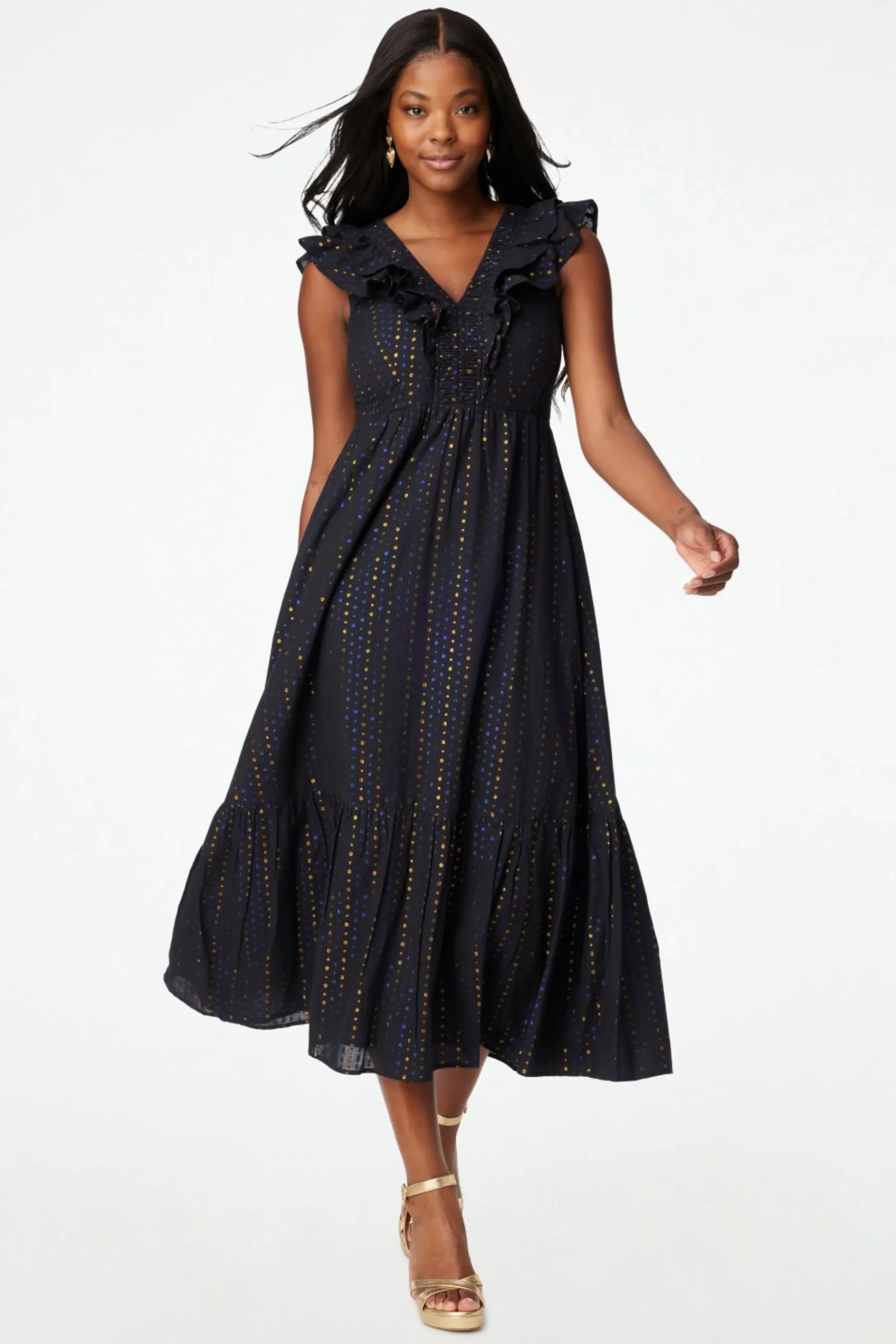 Women Roller Rabbit Dresses | urex Dot Ondine Dre