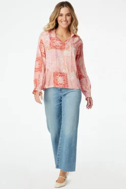 Women Roller Rabbit Tops | aiie Patchwork Jay Top