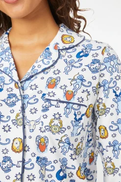 Women Roller Rabbit Pajamas | onkey Horocope Paoa Poo Pajaa