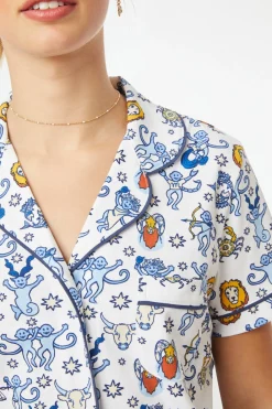 Women Roller Rabbit Pajamas | onkey Horocope Poo Pajaa