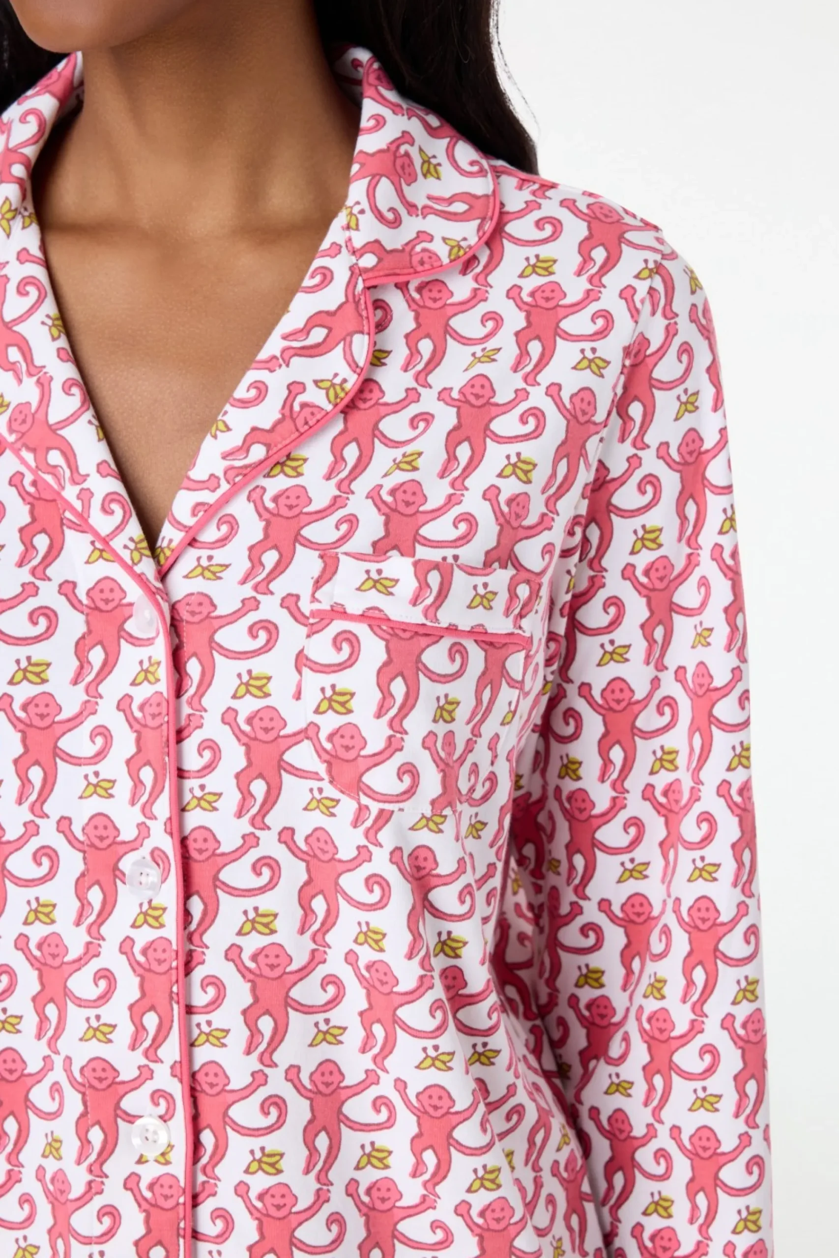Women Roller Rabbit Pajamas | onkey ong eeve Poo Pajaa