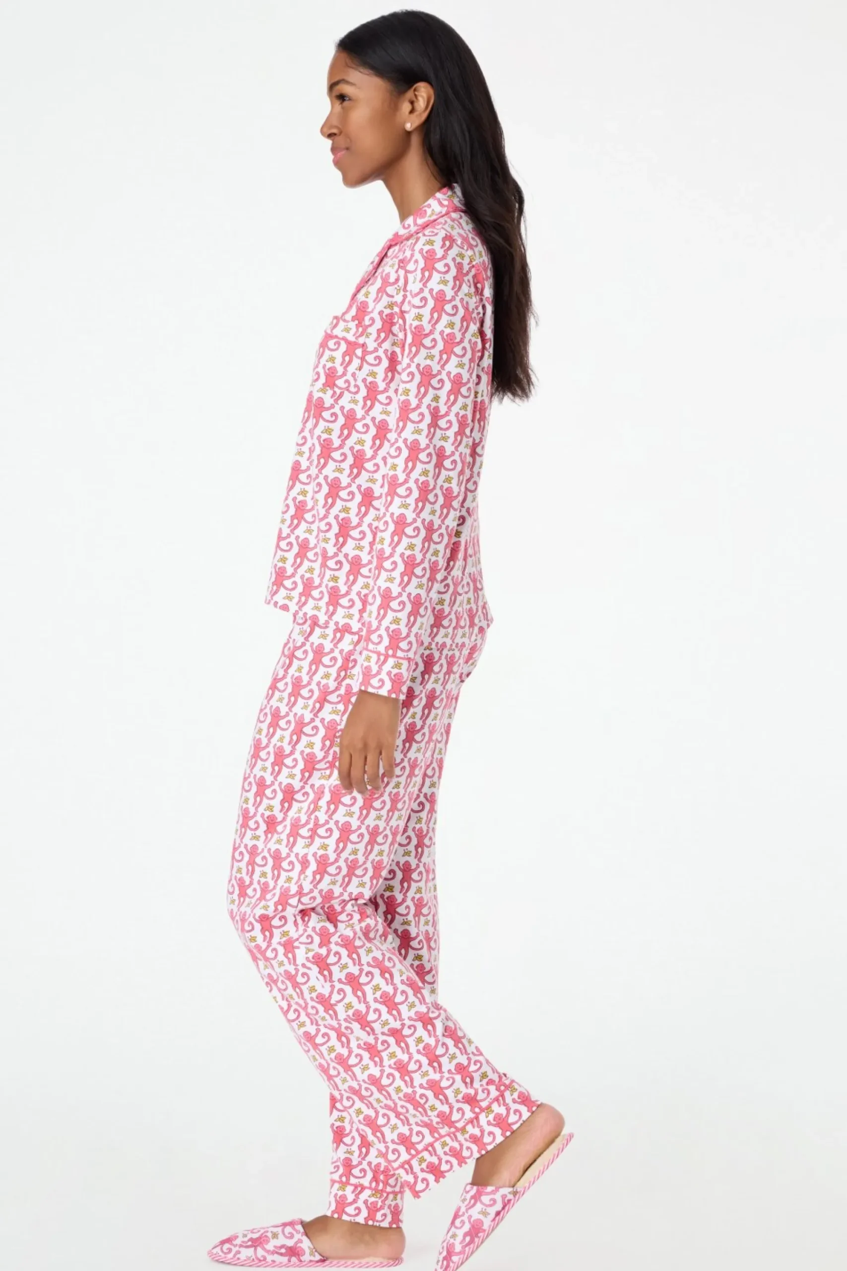 Women Roller Rabbit Pajamas | onkey ong eeve Poo Pajaa