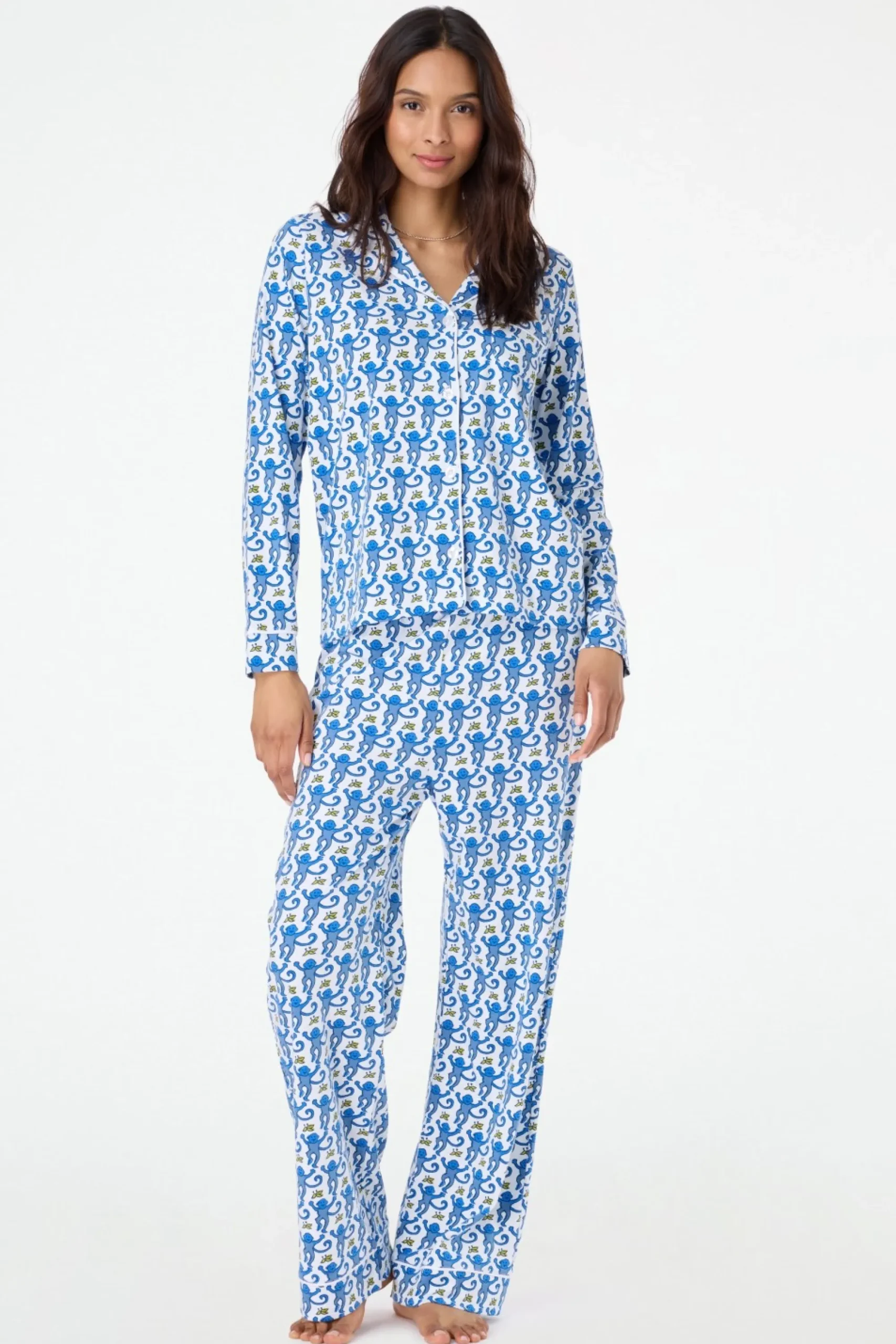 Women Roller Rabbit Pajamas | onkey ong eeve Poo Pajaa