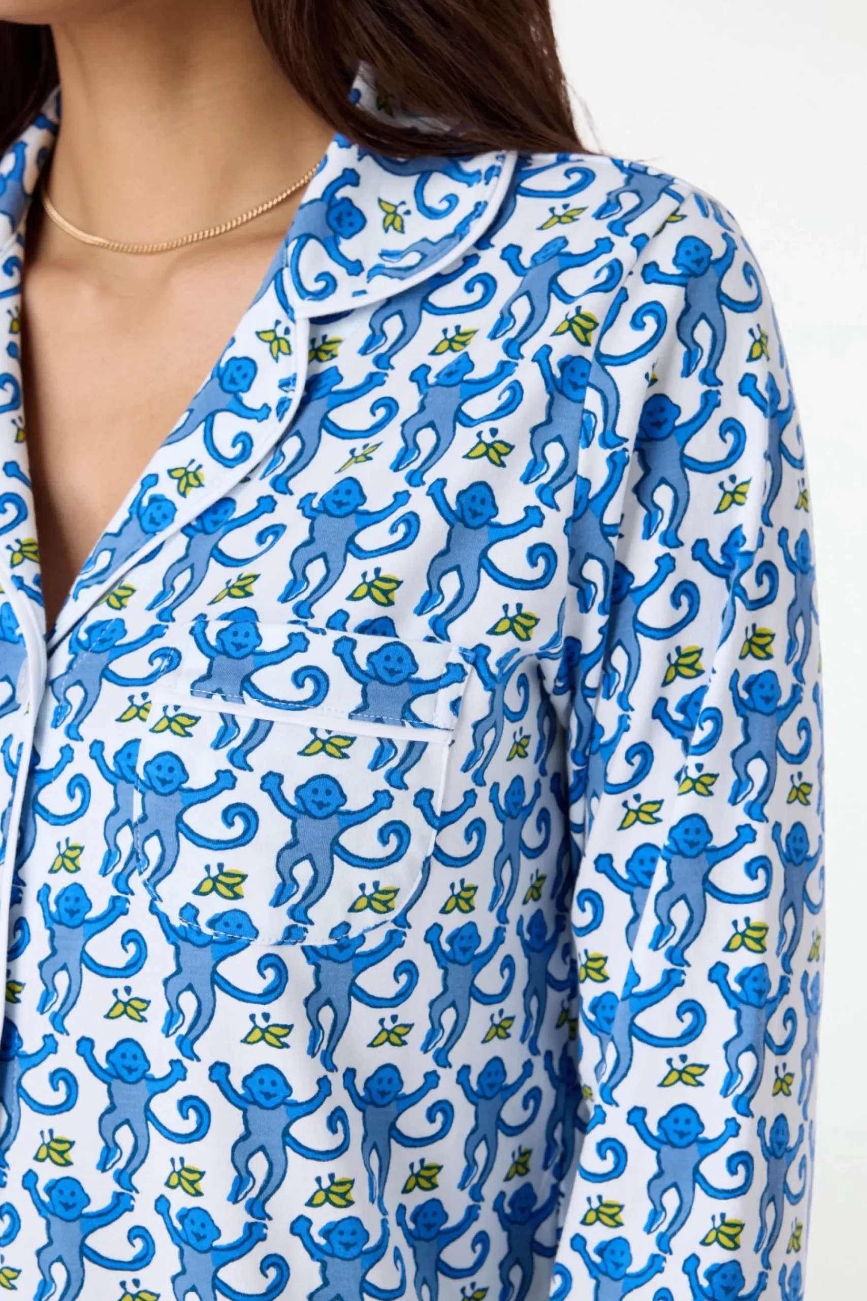 Women Roller Rabbit Pajamas | onkey ong eeve Poo Pajaa