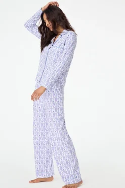Women Roller Rabbit Pajamas | onkey ong eeve Poo Pajaa