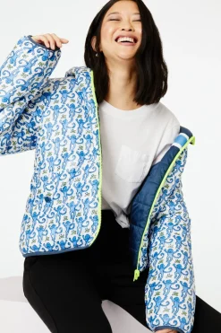 Women Roller Rabbit Knits & Jackets | onkey Reveribe Hooded Puffer