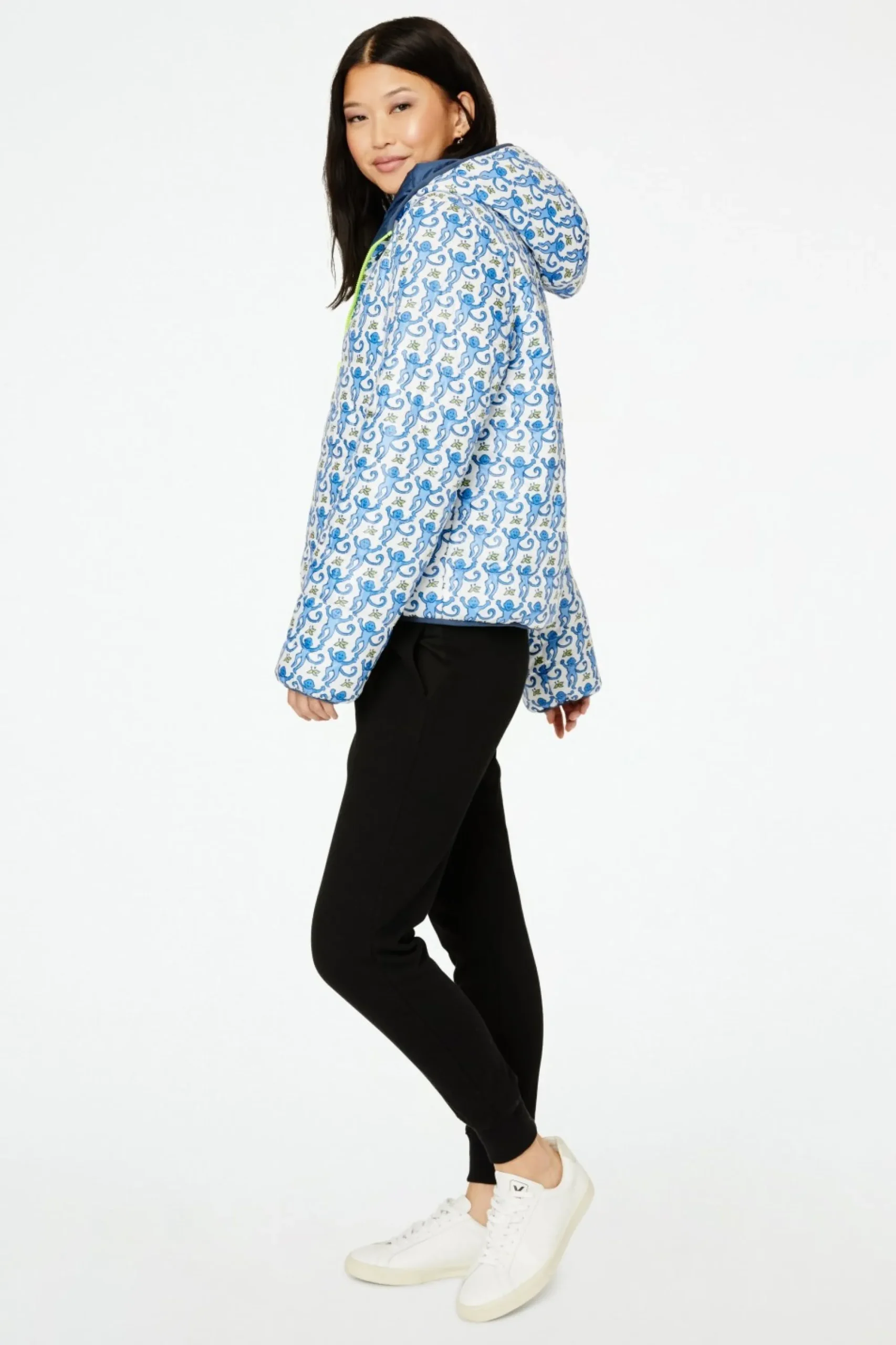 Women Roller Rabbit Knits & Jackets | onkey Reveribe Hooded Puffer