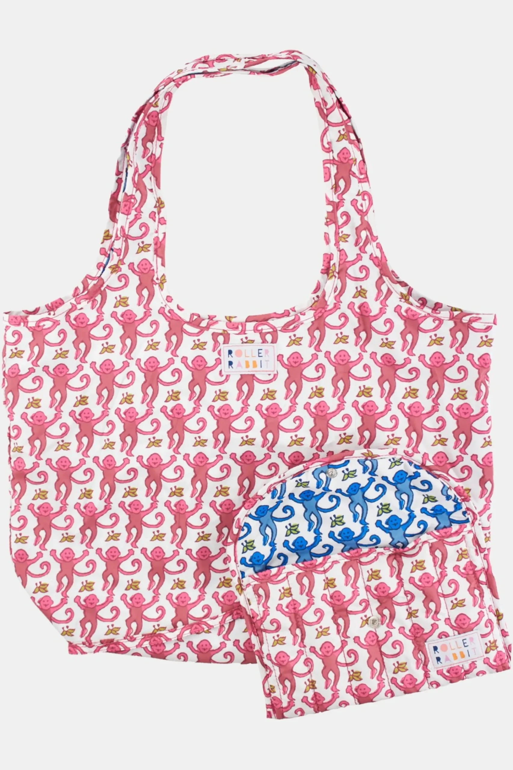 Roller Rabbit Bags | Monkey Reversible Shopping Tote