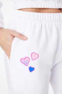 Women Roller Rabbit Bottoms | Obre Heart Puff weatpant