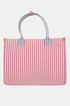 Roller Rabbit Bags | Stripe Book Tote