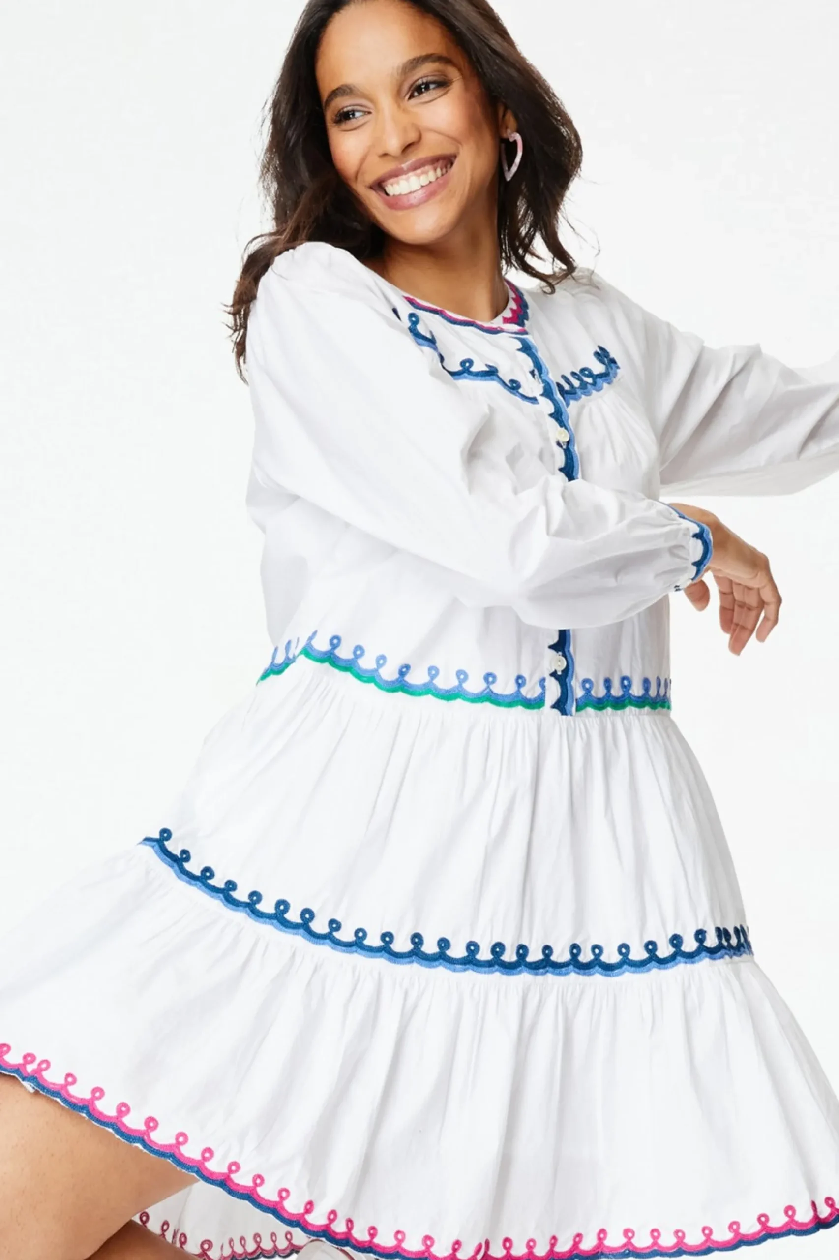 Women Roller Rabbit Dresses | Vaeta Ebroidered ea Dre