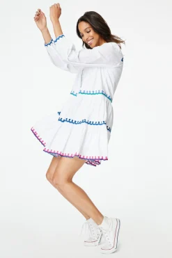 Women Roller Rabbit Dresses | Vaeta Ebroidered ea Dre