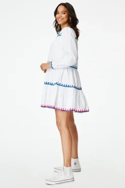 Women Roller Rabbit Dresses | Vaeta Ebroidered ea Dre