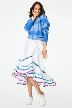 Women Roller Rabbit Bottoms | Vaeta Ebroidered arieena kirt