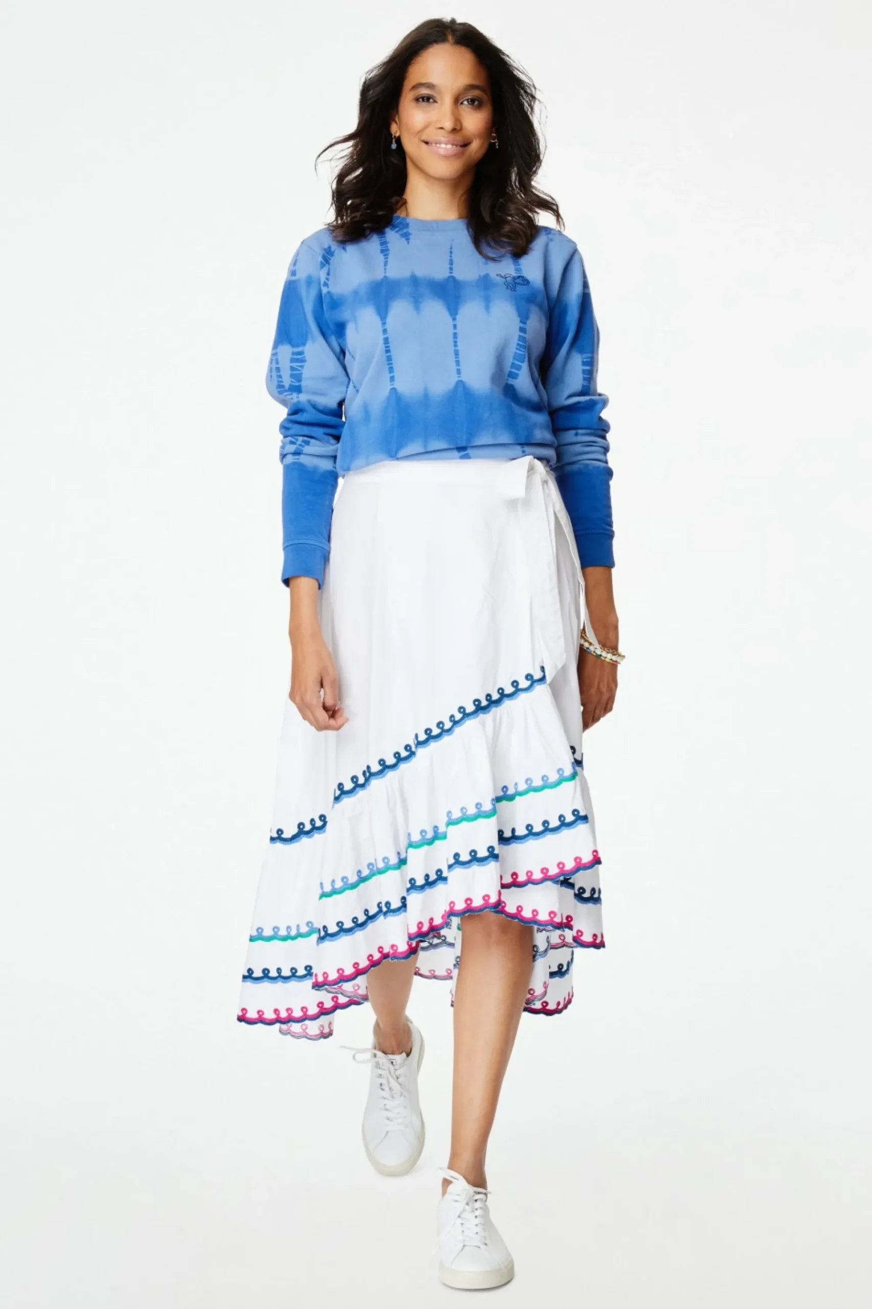 Women Roller Rabbit Bottoms | Vaeta Ebroidered arieena kirt