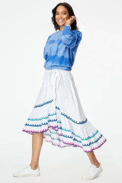 Women Roller Rabbit Bottoms | Vaeta Ebroidered arieena kirt